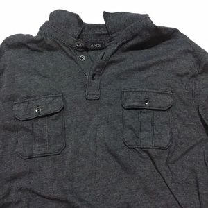 Apt. 9 gray dress shirt